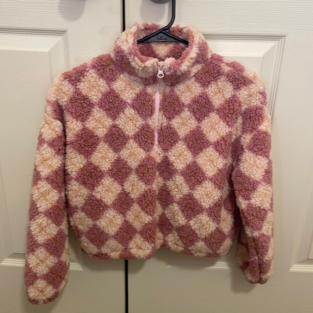 Derek heart half zip pullover, never worn